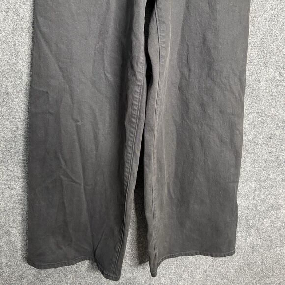 NWT Universal Thread Women's 4 Black Sailor Wide Leg Jeans High Rise - Picture 3 of 10